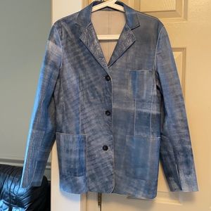 New Light leather Italian jacket